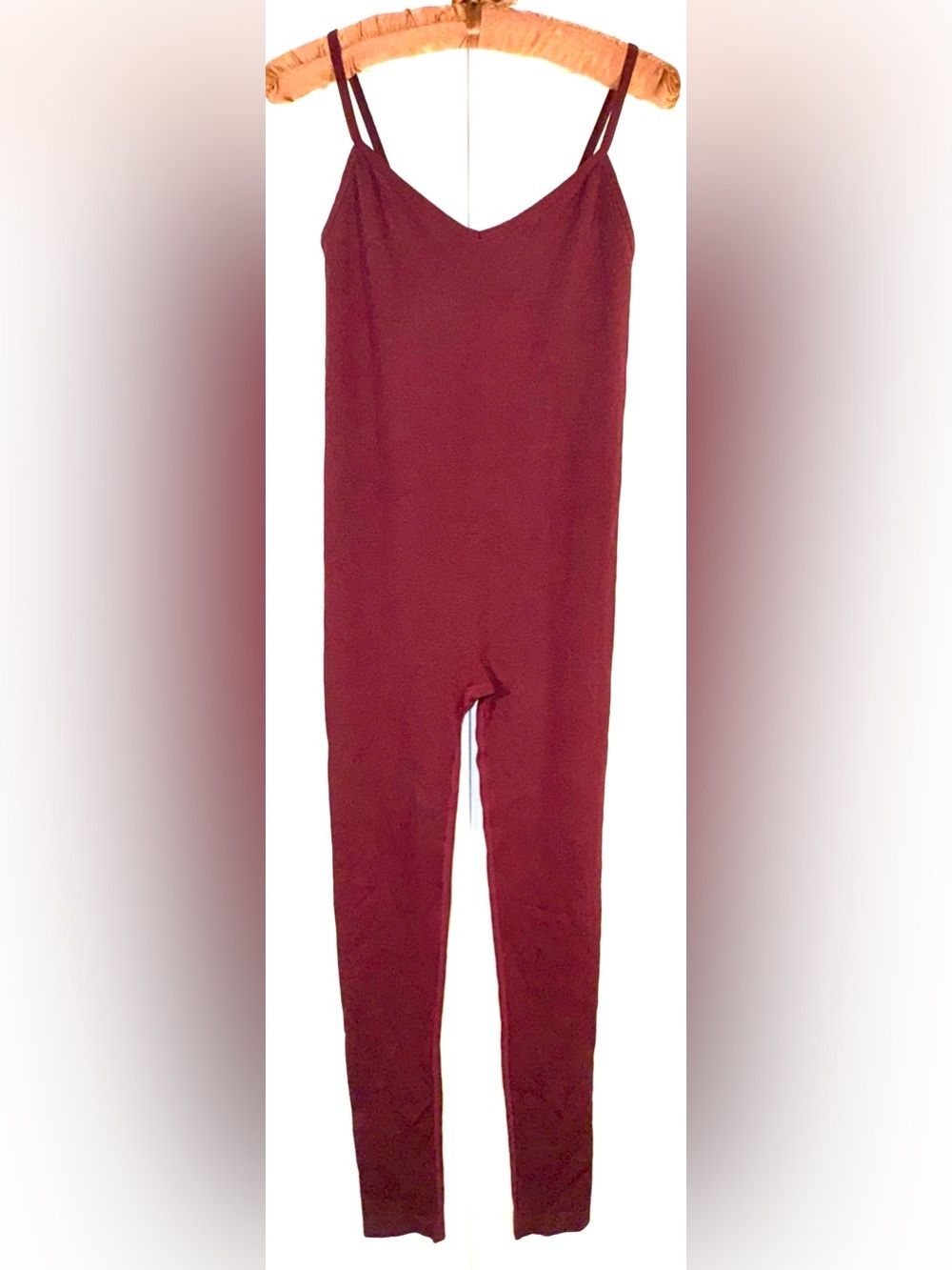HATCH The Body Rib Maternity Unitard – Bordeaux – Size Small EUC